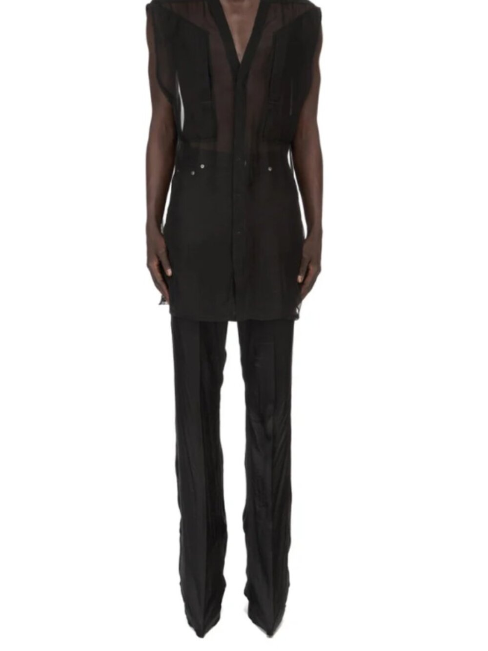 BNWT SS26 RICK OWENS "TEMPLE" BOLAN BOOTCUT PANTS 34